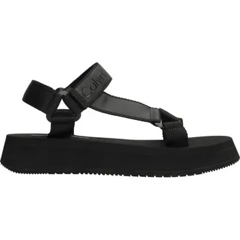 Dámská obuv Dámské sandály Calvin Klein SANDAL VELCRO WEBBING 39 Černá