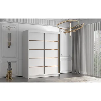 Šatní skříň Šatní skříň FLAVIO IV 150 cm - bílá