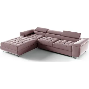 Sedací souprava Rohová rozkládací sedací souprava 272 JENNY Růžová Levá