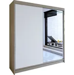 Šatní skříň TALIN I šířka 180 cm - dub sonoma/bílá
