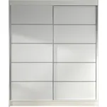 Šatní skříň LINO IV šířka 120 cm - bílá