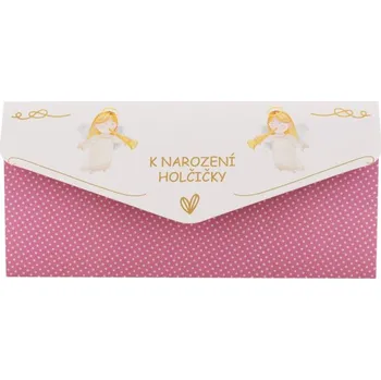 Obálka Obálka na peníze s přáním CDL 05, K narození holčičky