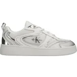Dámské tenisky Calvin Klein BASKET CUPSOLE LOW 38 Bílá, Stříbrná
