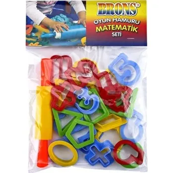 Modelovací hmota Modelovací sada tvořítek čísla s válečkem BR-472