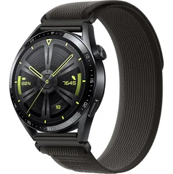 Řemínek na hodinky BSTRAP | BStrap Velcro Nylon reminek na Xiaomi Amazfit Bip, black (SSG028C0104)