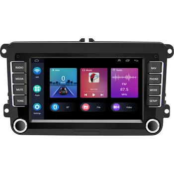 Autorádio Podofo A3040 červené