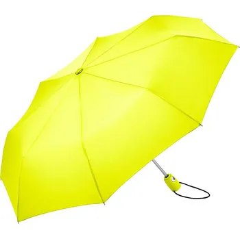 Deštník FARE skládací deštník open&close ALVIN neonově žlutý 5460
