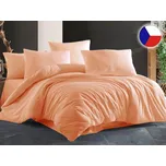 Povlečení krep KOMFORT Jednobarevné lososové 70x90, 140x200