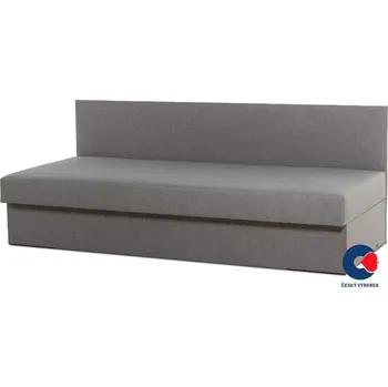 Postel Čalouněná válenda Junior s velkým čelem, šedá (č. 144)