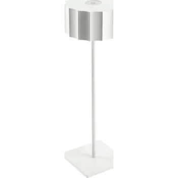 Lampička LED stolní lampa AZELIA , 2,5W, 200lm, DC 5V, 1A,4000 K, baterie 4000 mAh, stmívatelná bílá