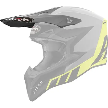 Helma na motorku Kšilt pro přilbu WRAAAP, AIROH (Reloaded - žlutý matný)