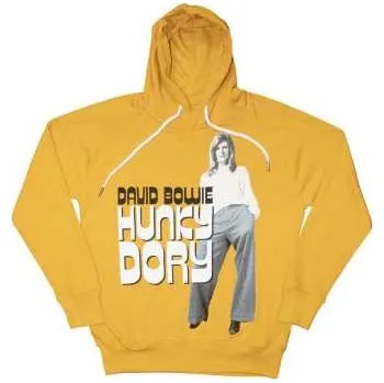 Pánská mikina Merch David Bowie: David Bowie Unisex Pullover Hoodie: Hunky Dory 2 (x-small) XS