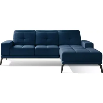 Sedací souprava Rohová sedací souprava Tempo, pravá, modrá (monolith 77)