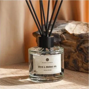 Aroma difuzér Kimmy Candles Aroma difuzér Dřevo & Mořská sůl