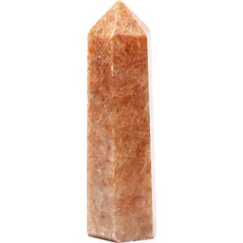 Drahý kámen Magieprirody.cz Obelisk Sluneční kámen špice 108 g - 9 cm #D40