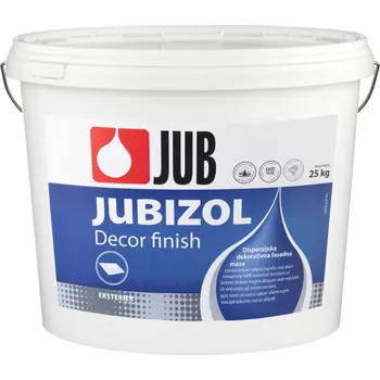 Omítka JUB JUBIZOL Decor finish disperzní dekorativní fasádní omítka 25 kg 1.0 mm (hrubá)