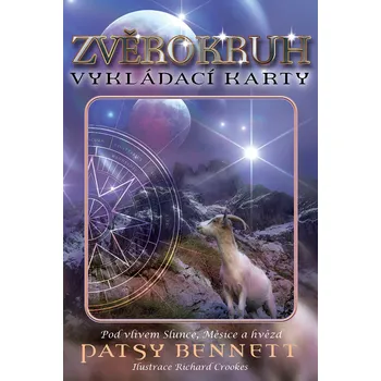 Recenze Zvěrokruh vykládací karty: Pod vlivem Slunce, Měsíce a hvězd - Bennett Patsy (2018, brožovaná) + 36 karet