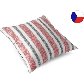 Povlak na dekorativní polštářek Damaškový povlak na polštář 40x40 EXCELLENT GEON Pruhovaný labyrint II.
