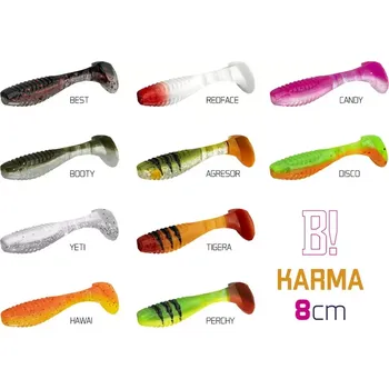 Nástraha Umělá nástraha Delphin KARMA UVs / 5ks - DuoPACK BOX Delphin KARMA UVs / 6x 5ks - 8cm/HAWAI