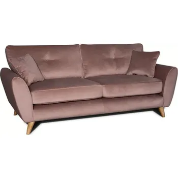 Pohovka Pohovka ISLA 3P, starorůžová (velvet - PINK)