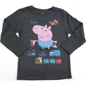 Tričko Peppa šedé, vel.122
