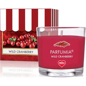 Svíčka WILD CRANBERRY | votivní sójová svíčka | PARFUMIA® | 55 ml Dedra