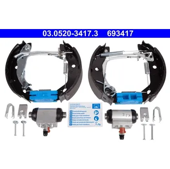 Brzdová čelist Sada brzdových čelistí ATE 03.0520-3417.3