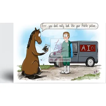 Pohlednice ‘Online dating problems’ od Emily Cole