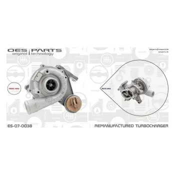 Turbodmychadlo Dmychadlo, plnění PEUGEOT, , 0375G2, 0375G5, 0375G6, 9640355080, 9640873380, OES, ES-07-0038