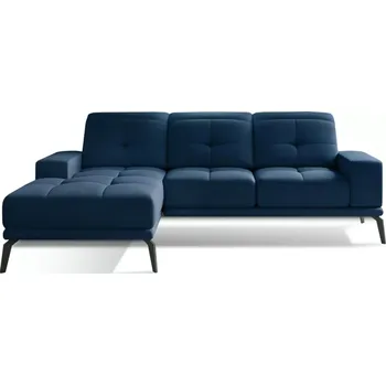 Sedací souprava Rohová sedací souprava Tempo, levá, modrá (monolith 77)