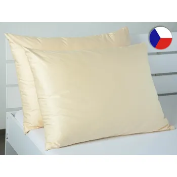 Povlak na dekorativní polštářek Luxusní saténový povlak na polštář 40x60 GEON Žlutý