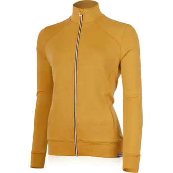 Dámská mikina SARMINA dámská merino mikina - Hořčicová C242 / L / Hořčicová