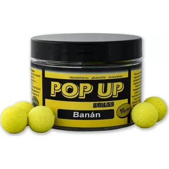 Boilies CARP SERVIS VÁCLAVÍK Pop up dóza / 50 g / 16 mm - BANÁN
