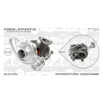 Turbodmychadlo Dmychadlo, plnění OPEL, 0860046, 0860079, 24442214, 860027, 860046, 860079, 90570506, 93184042, R1630006, OES, ES-07-0174