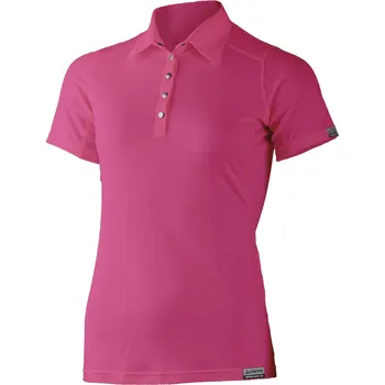 ERIKA dámská merino polo triko - Růžová 4545 / S / Růžová