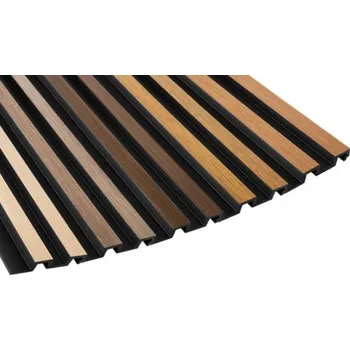 Obklad Lamelový obklad Largo s dřevodekorem - Dub šedý VZOREK