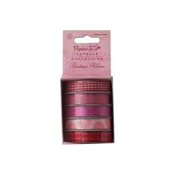 Sada stužek červeno-růžová