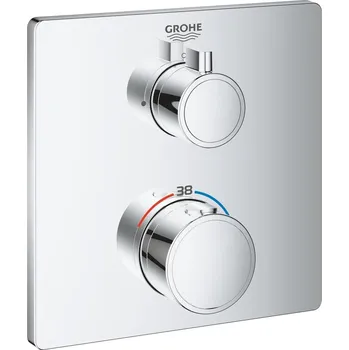 Vodovodní baterie Grohe Grohtherm sprchová baterie pod omítku s termostatem StarLight Chrome 24078000