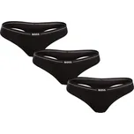 3PACK dámská tanga BOSS černá (50510030 001) L Možnost vrácení zboží ZDARMA do 120 dnů!