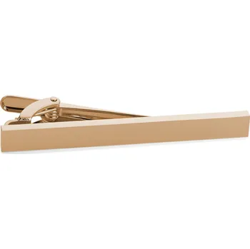 Spona na kravatu Leštěná 5.5cm kravatová spona růžovozlaté barvy - Trendhim