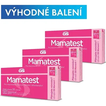Diagnostický test GS Mamatest 10 Těhotenský test ČR/SK 3 x 2ks