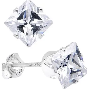 Náušnice Prosperk Náušnice ocelové čiré zirkony S2870