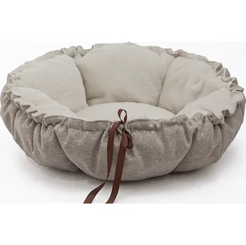 Pelíšek pro psa Lauren Design Pelech Daisy NATUR, béžová Velikost: průměr 65cm