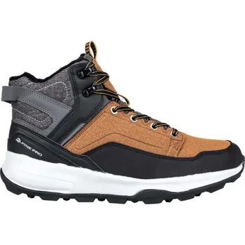 Pánská treková obuv Pánské outdoorové boty ALPINE PRO CONOB 46 Hnědá, Černá, Bílá