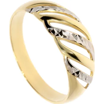 Prsten Zlatnictví Helios Zlatý prsten bez kamínků Velikost: 57,5, Váha: 2,25g