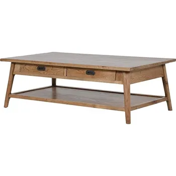 Konferenční stolek Masivní retro konferenční stolek Gin 130x70cm