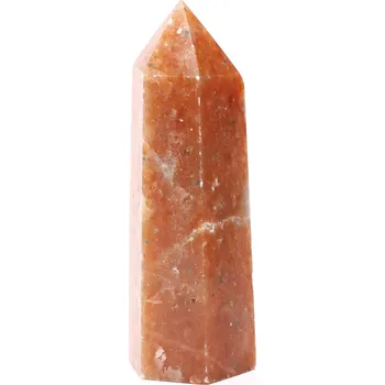 Drahý kámen Magieprirody.cz Obelisk Sluneční kámen špice 100 g - 8,4 cm #D44