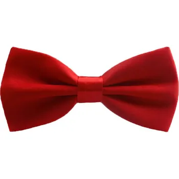 Karnevalový doplněk Saténový motýlek červený