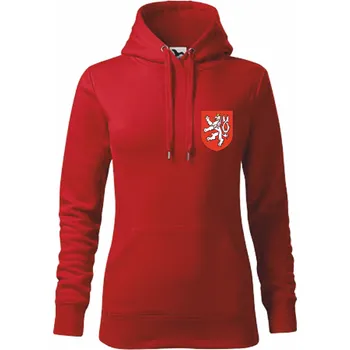 Dámská mikina ON-DESIGN Dámská mikina ČESKÝ LEV Velikost: L, Barva: červená