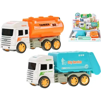 autíčko Mikro trading Auto cisterna / Popeláři na setrvačník